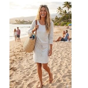 prana foundation rib long sleeve dress Prana Womens Foundation Rib Long Sleeve Dress Black - M